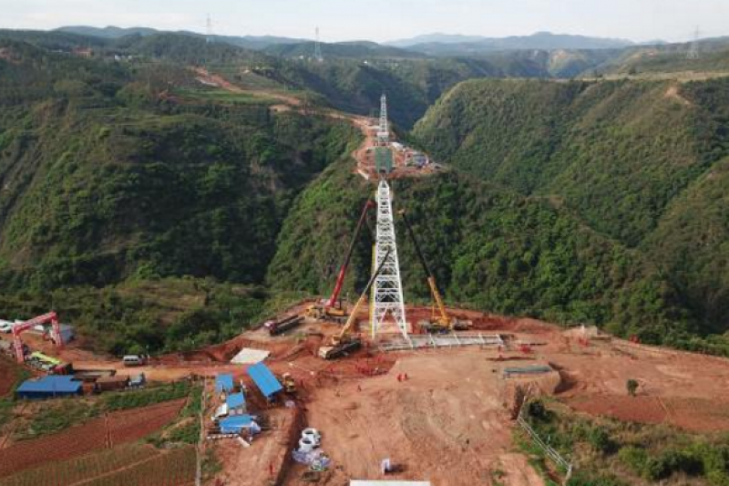 中國(guó)跨度最大天然氣管道懸索跨越吊裝成功：緬氣入川關(guān)鍵工程