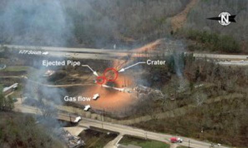 美國(guó)西弗吉尼亞管道天然氣管道發(fā)生爆炸
