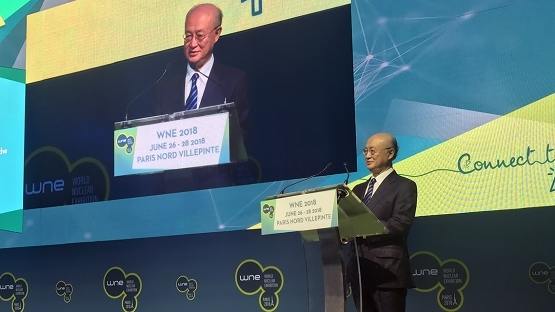 國際原子能機構總干事在巴黎表示，核電可以幫助實現發展目標
