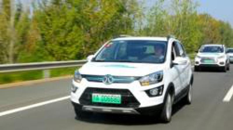 京津冀新能源汽車拉力賽暨藍圖公益行走進雄安新區