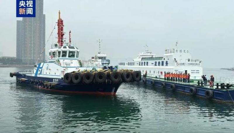 全國首艘氫電拖輪在青島港入列，填補(bǔ)多項(xiàng)國內(nèi)空白