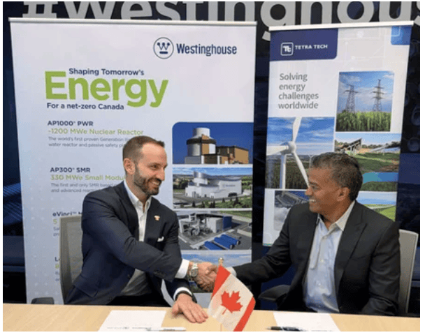 西屋電氣與加拿大Tetra Tech簽署核能合作協(xié)議，推進(jìn)AP1000反應(yīng)堆項目