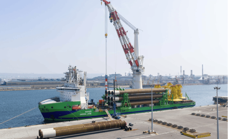 CIP風廟（Fengmiao）1號海上風電項目樁基安裝啟動，中國臺灣綠色能源轉型加速